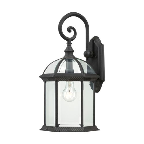 Main product image of Boxwood 1 Light 19" Outdoor Wall w/ Clear Beveled Glass