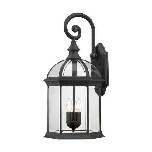 Main product image of Boxwood 3 Light 26" Outdoor Wall w/ Clear Beveled Glass