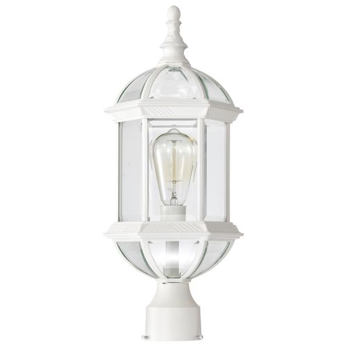 Main product image of Boxwood 1 Light 19" Outdoor Post w/ Clear Beveled Glass