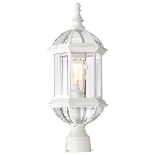 Main product image of Boxwood 1 Light 19" Outdoor Post w/ Clear Beveled Glass