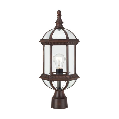 Main product image of Boxwood 1 Light 19" Outdoor Post w/ Clear Beveled Glass