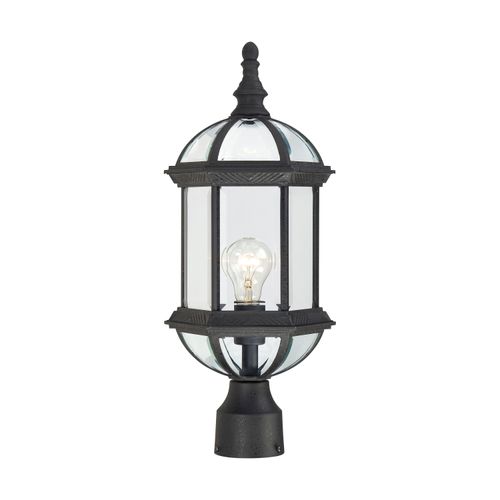 Main product image of Boxwood 1 Light 19" Outdoor Post w/ Clear Beveled Glass