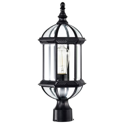 Main product image of Boxwood 1 Light 19" Outdoor Post w/ Clear Beveled Glass