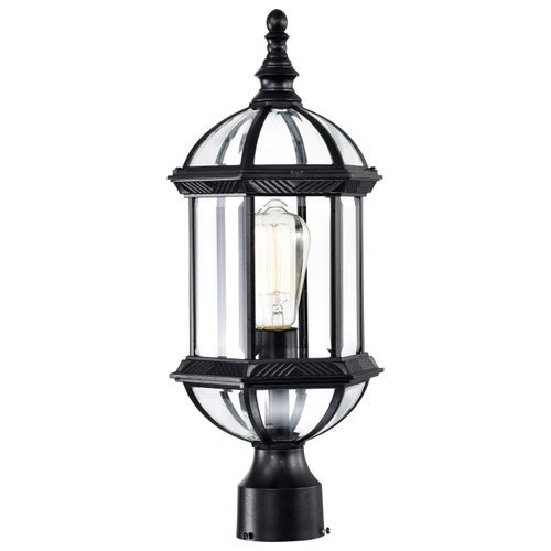 Main product image of Boxwood 1 Light 19" Outdoor Post w/ Clear Beveled Glass