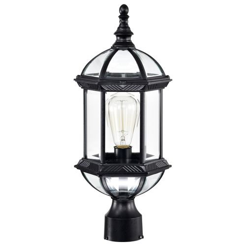 Main product image of Boxwood 1 Light 19" Outdoor Post w/ Clear Beveled Glass