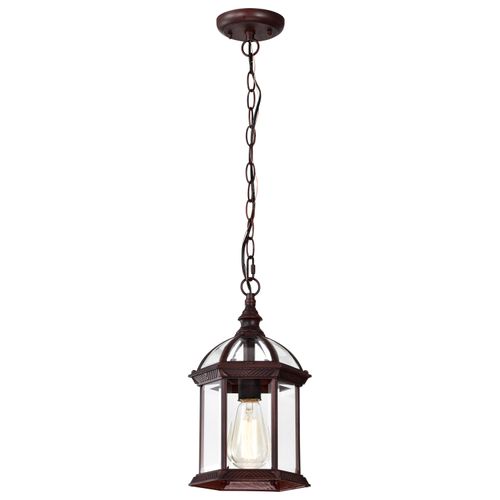 Main product image of Boxwood 1 Light 14" Outdoor Hanging w/ Clear Beveled Glass
