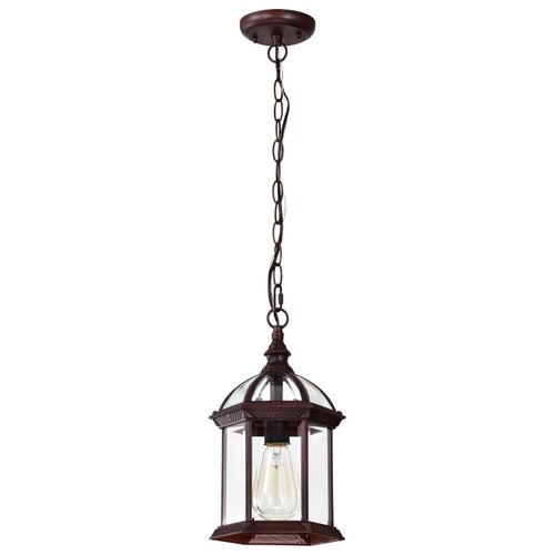 Main product image of Boxwood 1 Light 14" Outdoor Hanging w/ Clear Beveled Glass