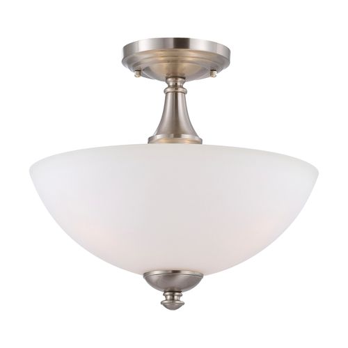Main product image of Patton 3 Light Semi-Flush w/ Frosted Glass