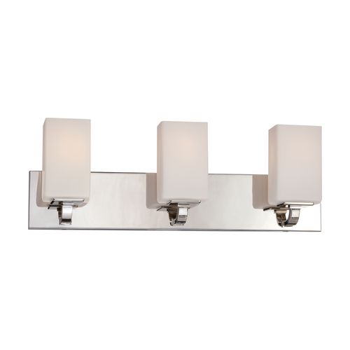 Main product image of Vista 3 Light Vanity Fixture w/ Etched Opal Glass