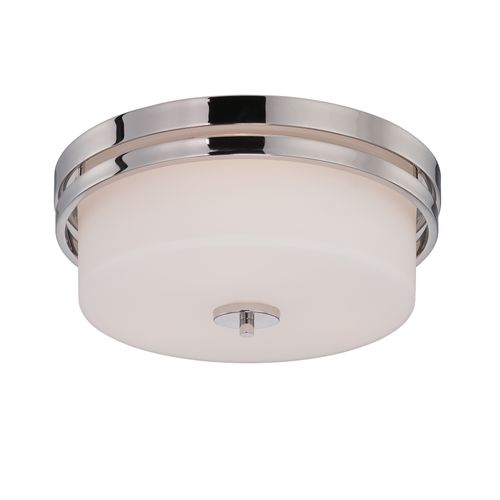 Main product image of Parallel 3 Light Flush Fixture w/ Etched Opal Glass