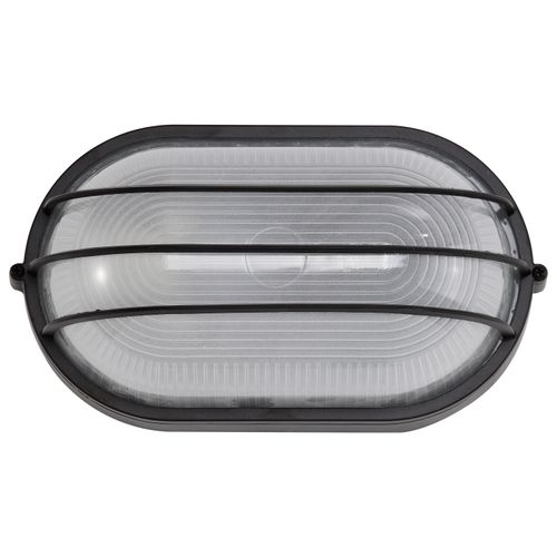 Main product image of 1 Light 10" Oval Cage Bulk Head Die Cast Bulk Head