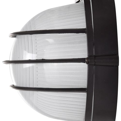 Main product image of 1 Light 10" Oval Cage Bulk Head Die Cast Bulk Head