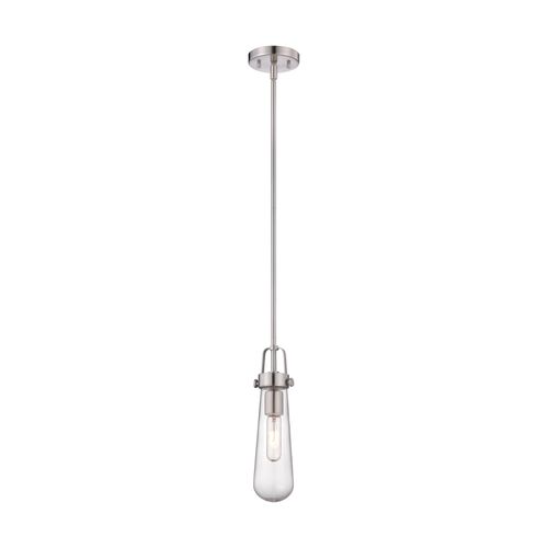 Main product image of Beaker 1 Light Mini Pendant w/ Clear Glass