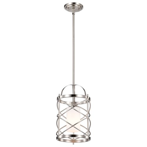 Main product image of Ginger 1 Light Mini Pendant w/ Etched Opal Glass