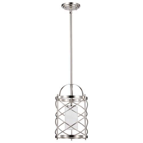 Main product image of Ginger 1 Light Mini Pendant w/ Etched Opal Glass