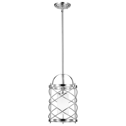 Main product image of Ginger 1 Light Mini Pendant w/ Etched Opal Glass