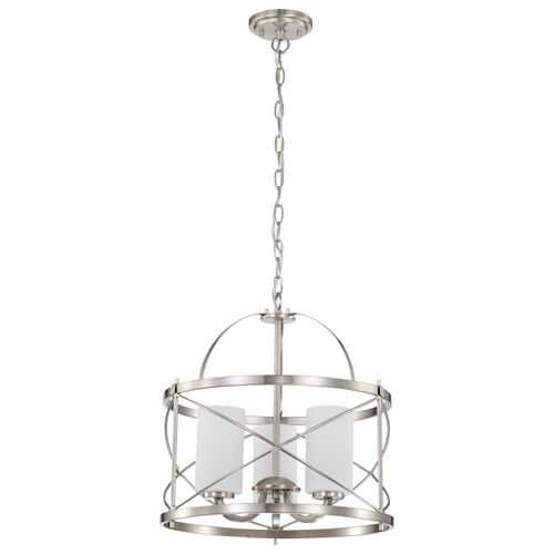 Main product image of Ginger 3 Light Pendant w/ Etched Opal Glass