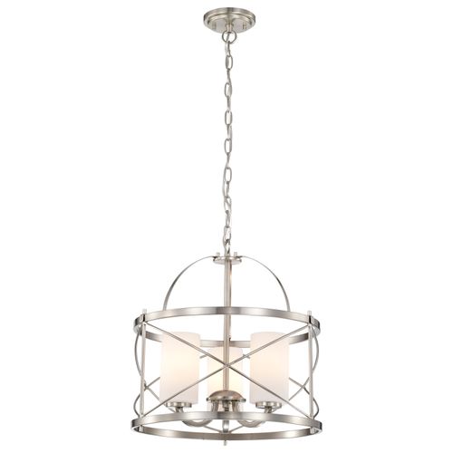 Main product image of Ginger 3 Light Pendant w/ Etched Opal Glass