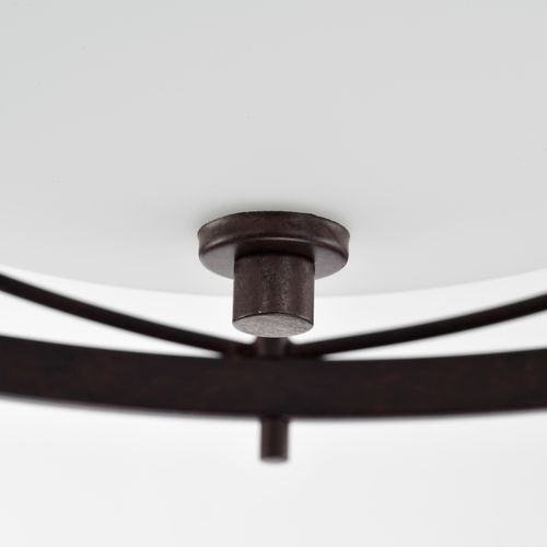 Main product image of Ginger 2 Light Semi-Flush w/ Etched Opal Glass