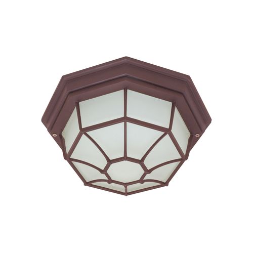 Main product image of 1 Light 12" Ceiling Spider Cage Fixture Die Cast Glass Lens