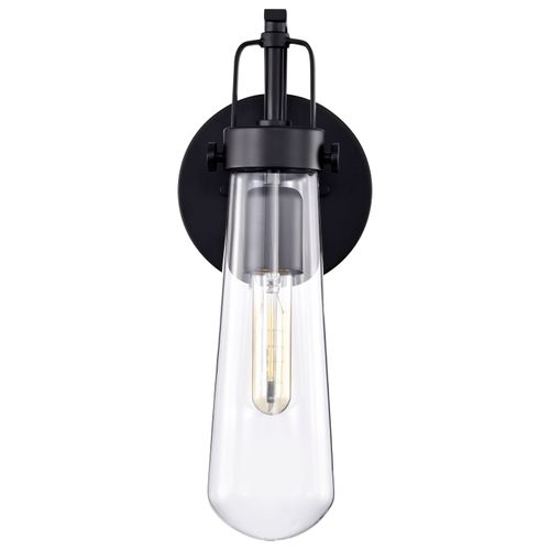 Main product image of Beaker 1 Light Wall Sconce w/ Clear Glass