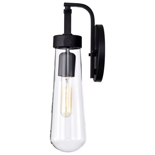 Main product image of Beaker 1 Light Wall Sconce w/ Clear Glass