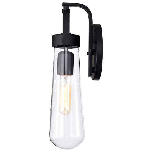 Main product image of Beaker 1 Light Wall Sconce w/ Clear Glass