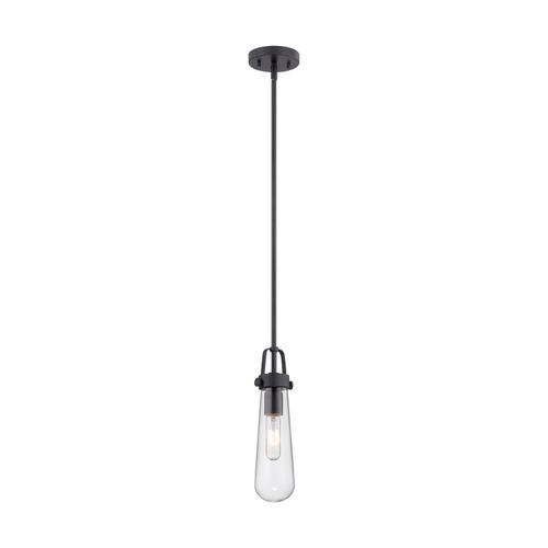 Main product image of Beaker 1 Light Mini Pendant w/ Clear Glass