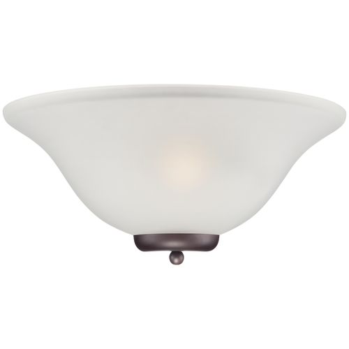 Main product image of Ballerina 1 Light Wall Sconce Mahogany Bronze w/ Frosted Glass
