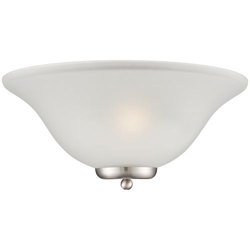 Main product image of Ballerina 1 Light Wall Sconce Brushed Nickel w/ Frosted Glass