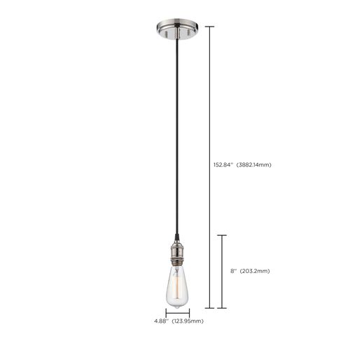 Main product image of Vintage 1 Light Pendant Vintage Lamp Included