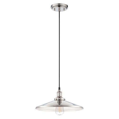 Main product image of Vintage 1 Light Pendant w/ Matching Shade Vintage Lamp Included