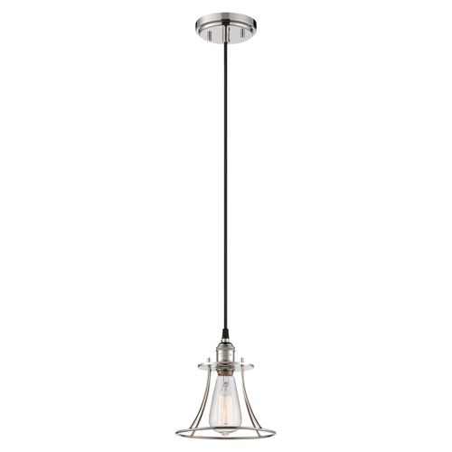 Main product image of Vintage 1 Light Caged Pendant Vintage Lamp Included
