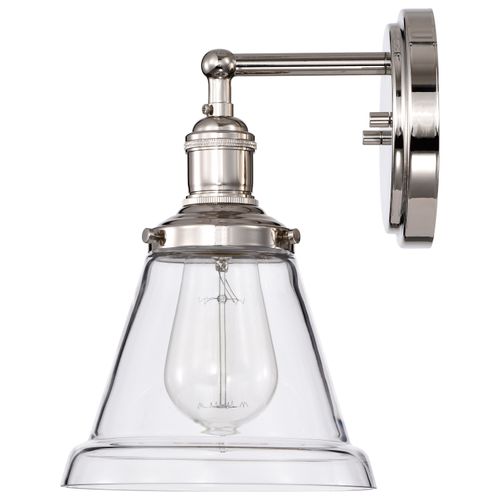 Main product image of Vintage 1 Light Sconce w/ Clear Glass Vintage Lamp Included