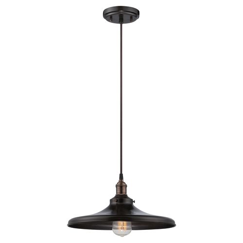 Main product image of Vintage 1 Light Pendant w/ Matching Shade Vintage Lamp Included