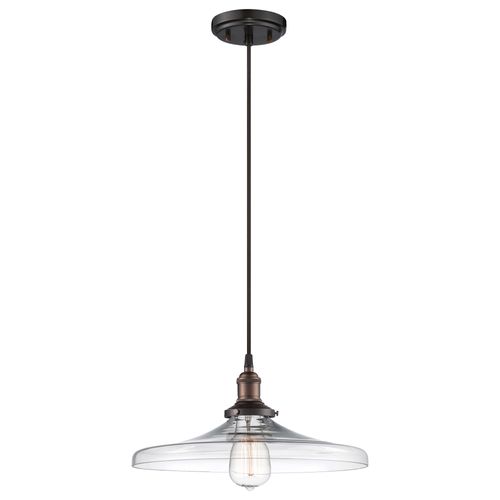 Main product image of Vintage 1 Light Pendant w/ Clear Glass Vintage Lamp Included