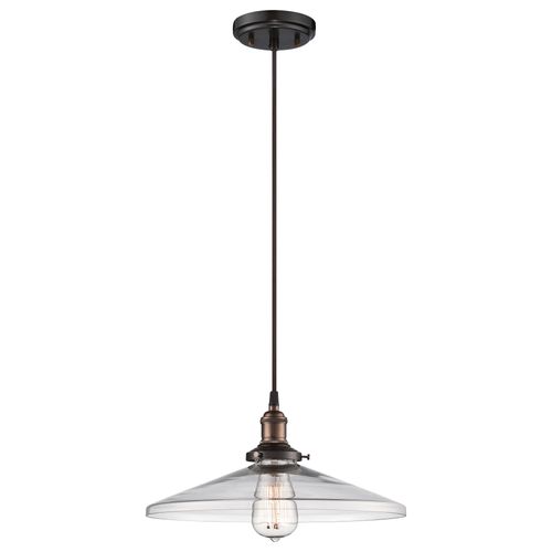 Main product image of Vintage 1 Light Pendant w/ Clear Glass Vintage Lamp Included