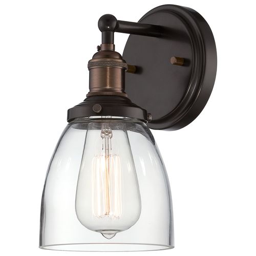 Main product image of Vintage 1 Light Sconce w/ Clear Glass Vintage Lamp Included