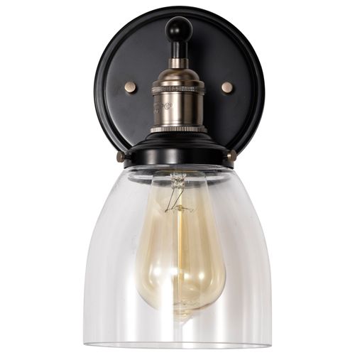 Main product image of Vintage 1 Light Sconce w/ Clear Glass Vintage Lamp Included