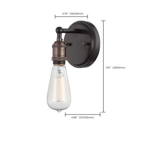 Main product image of Vintage 1 Light Sconce Vintage Lamp Included
