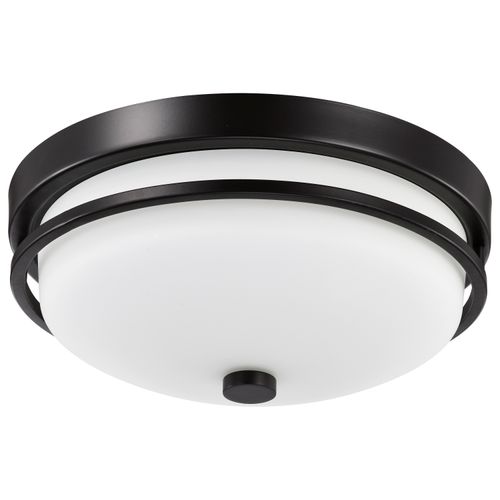 Main product image of Neval 2 Light Flush Fixture w/ Satin White Glass