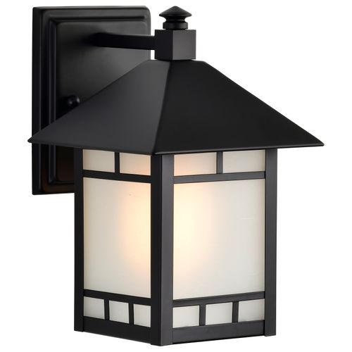 Main product image of Drexel 1 light 7" Outdoor Wall Fixture w/ Frosted Seed Glass