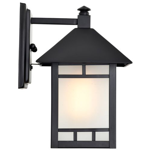 Main product image of Drexel 1 light 7" Outdoor Wall Fixture w/ Frosted Seed Glass
