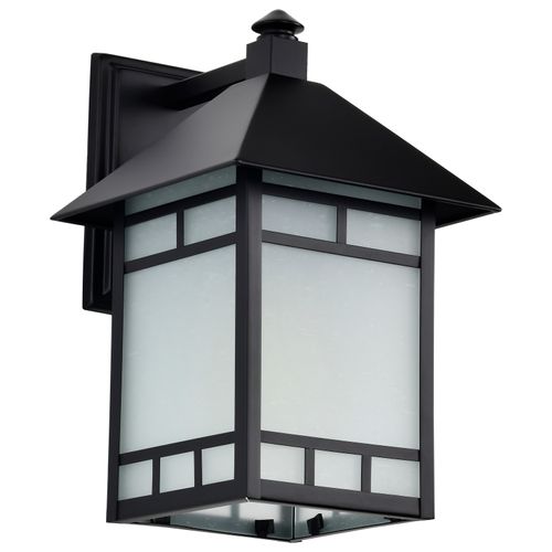 Main product image of Drexel 1 light 9" Outdoor Wall Fixture w/ Frosted Seed Glass