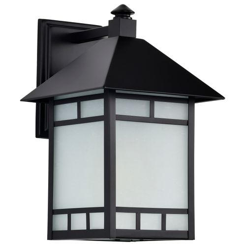 Main product image of Drexel 1 light 9" Outdoor Wall Fixture w/ Frosted Seed Glass