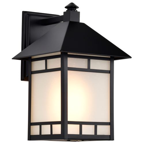 Main product image of Drexel 1 light 9" Outdoor Wall Fixture w/ Frosted Seed Glass