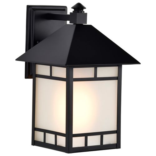 Main product image of Drexel 1 light 9" Outdoor Wall Fixture w/ Frosted Seed Glass