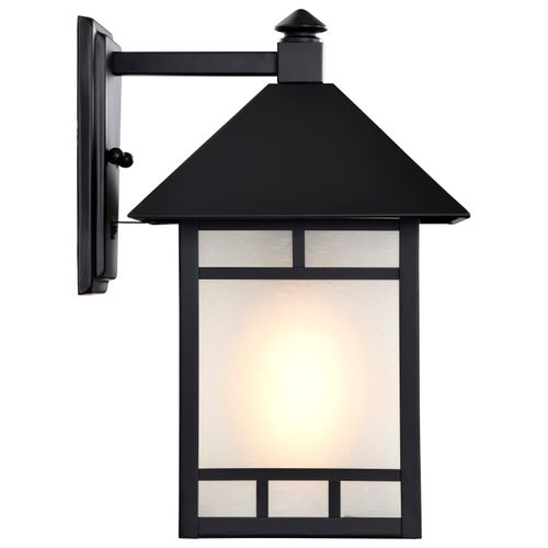 Main product image of Drexel 1 light 9" Outdoor Wall Fixture w/ Frosted Seed Glass