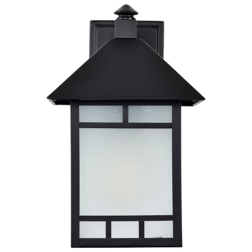 Main product image of Drexel 1 light 9" Outdoor Wall Fixture w/ Frosted Seed Glass