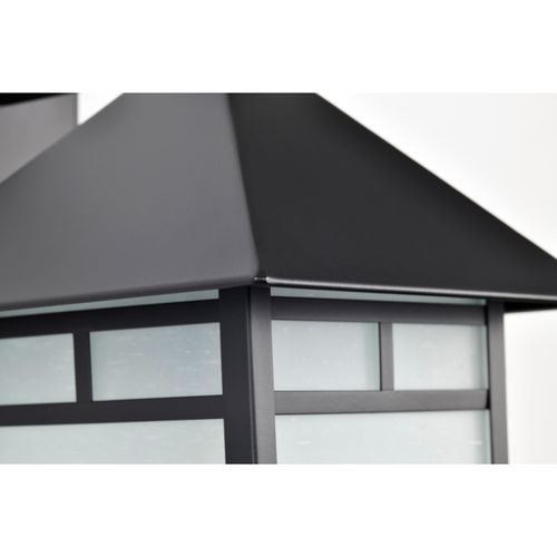 Main product image of Drexel 1 light 9" Outdoor Wall Fixture w/ Frosted Seed Glass
